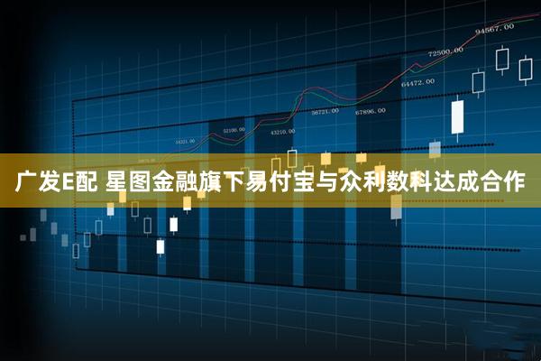 广发E配 星图金融旗下易付宝与众利数科达成合作